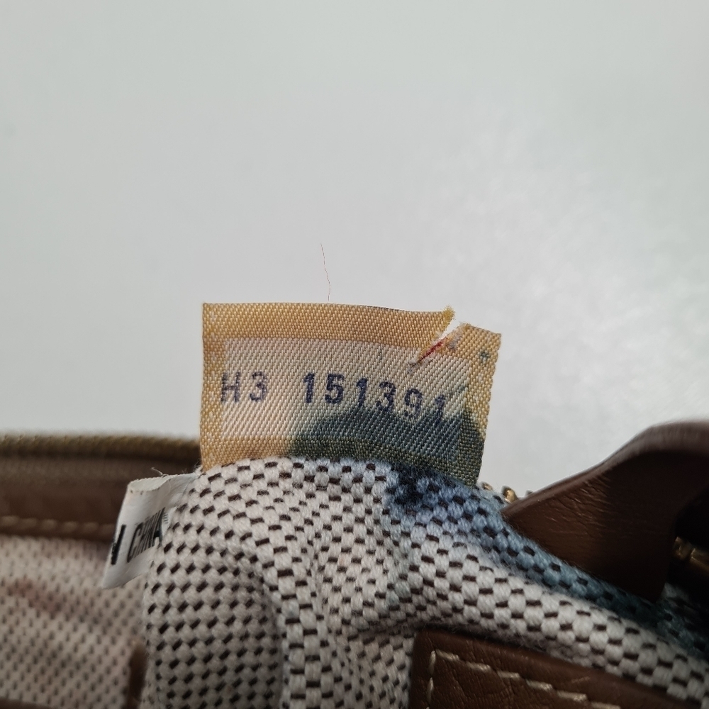 Y2K Dooney & Bourke Brown Monogram Clutch Shoulder Bag - Picture 9 of 12